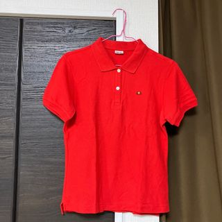 エレッセ(ellesse)のエレッセellesseゆったりLサイズ半袖ポロシャツ着丈56身幅45レディース(ウエア)
