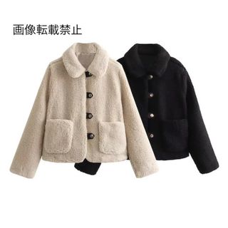 🤎10月新作🎻12423◆2color ボア ダッフルコート(ダッフルコート)
