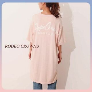 RODEO CROWNSロデオクラウンズ♡スクリプトロゴニットワンピース | フリマアプリ ラクマ