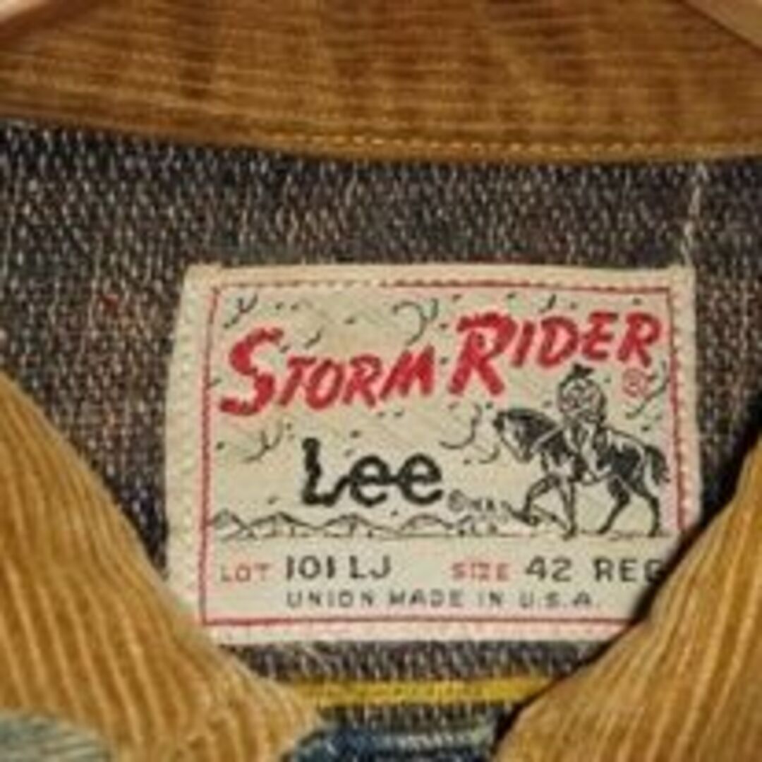 Lee(リー)のLee Storm Rider ストームライダー 101LJ ビンテージ 60s メンズのジャケット/アウター(Gジャン/デニムジャケット)の商品写真