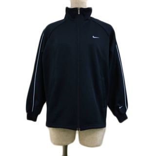 ナイキ(NIKE)のナイキ ジャケット トラック ジャージ スポーツウェア 長袖 S 紺 水色(その他)