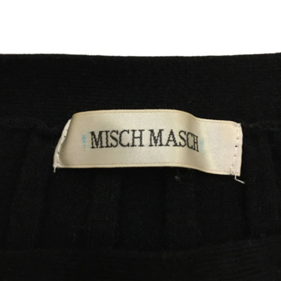 MISCH MASCH(ミッシュマッシュ)のミッシュマッシュ セーター ニット プルオーバー リブ 無地 長袖 M 黒 レディースのトップス(ニット/セーター)の商品写真