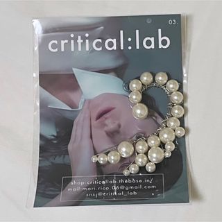 critical【左耳】【12/16 最終値下げ】生産終了品　critical:lab 装苑掲載