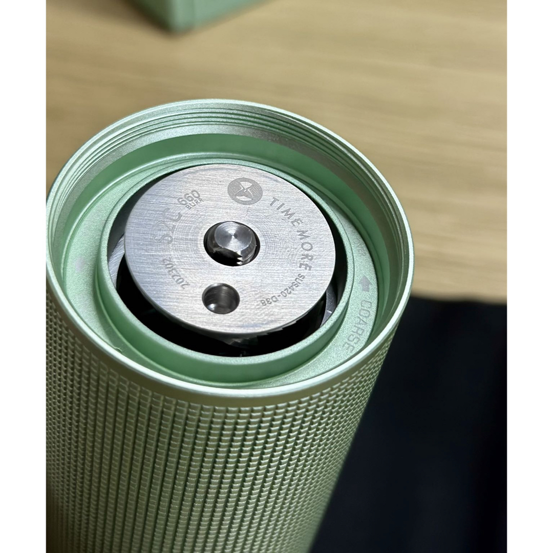timemore タイムモア 新商品!栗子C3S コーヒーミル ライトグリーンの