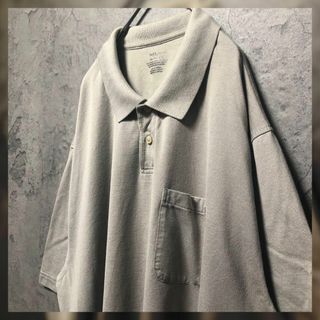 【VAN HEUSEN】2XLsize ポロシャツ ビッグシルエット US古着(ポロシャツ)