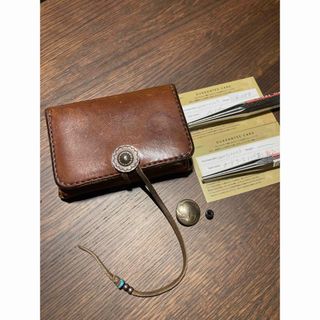 新品未使用YAKLeather With Lapis Lazuli Wallet