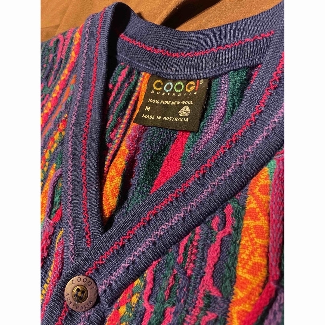 COOGI - 超希少 coogi クージー 3Dニット ベスト カーディガンの通販