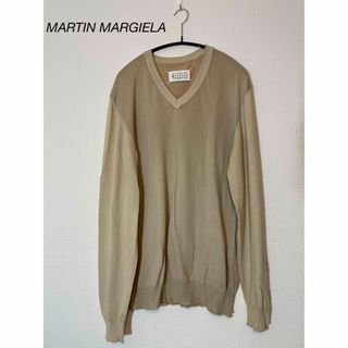 マルタンマルジェラ(Maison Martin Margiela)のMARTIN MARGIELA エルボーパッチカーディガン(ニット/セーター)