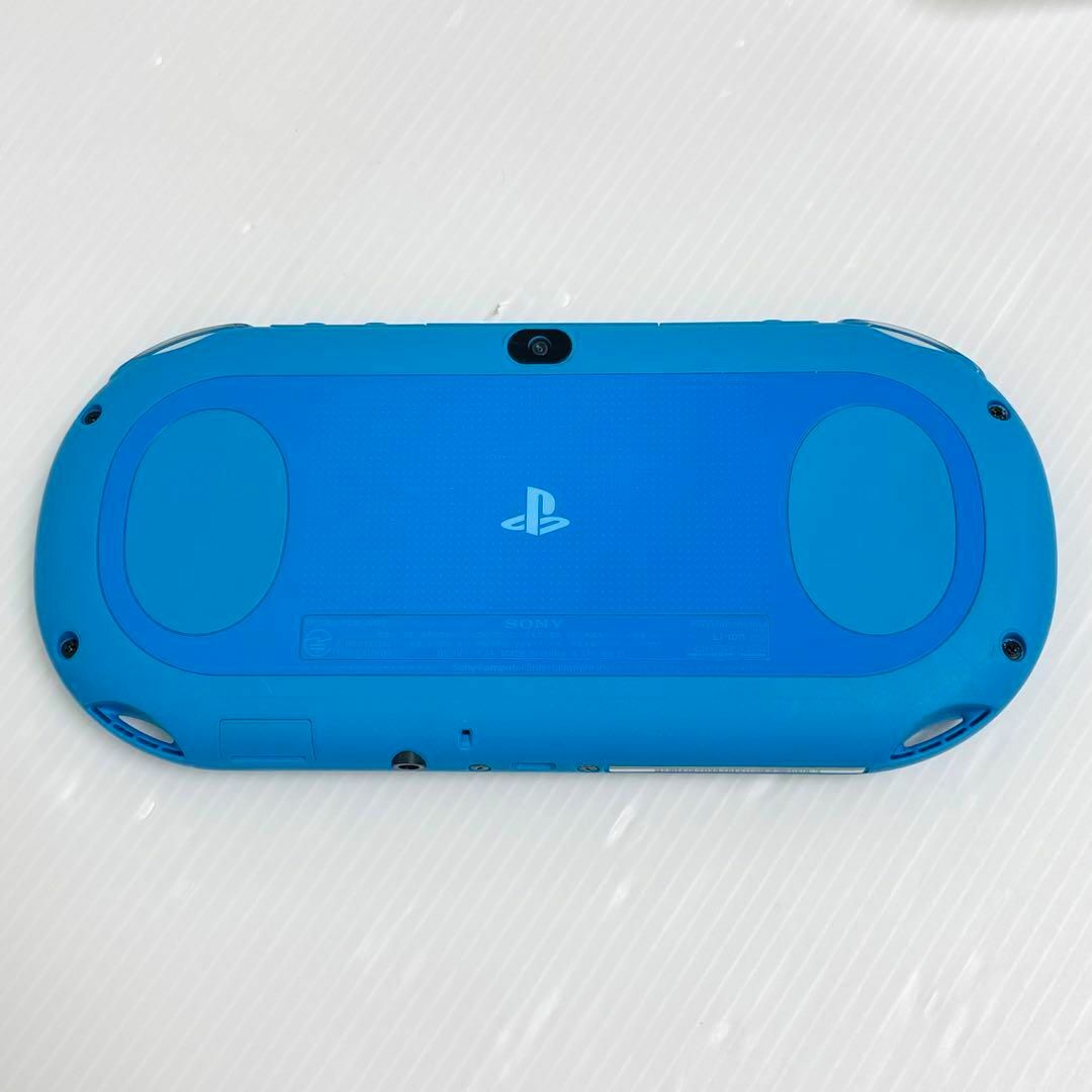 PlayStation Vita(プレイステーションヴィータ)の美品 動作品 SONY PS Vita PCH-2000 ZA23 アクアブルー エンタメ/ホビーのゲームソフト/ゲーム機本体(携帯用ゲーム機本体)の商品写真