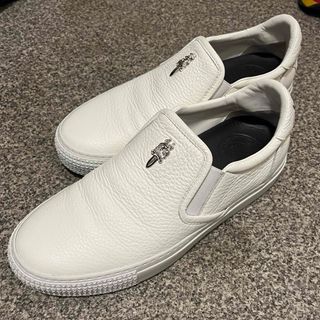 クロムハーツ(Chrome Hearts)の【専用】クロムハーツ　CH SLIP ON CH スリッポン レザー ホワイト(スニーカー)