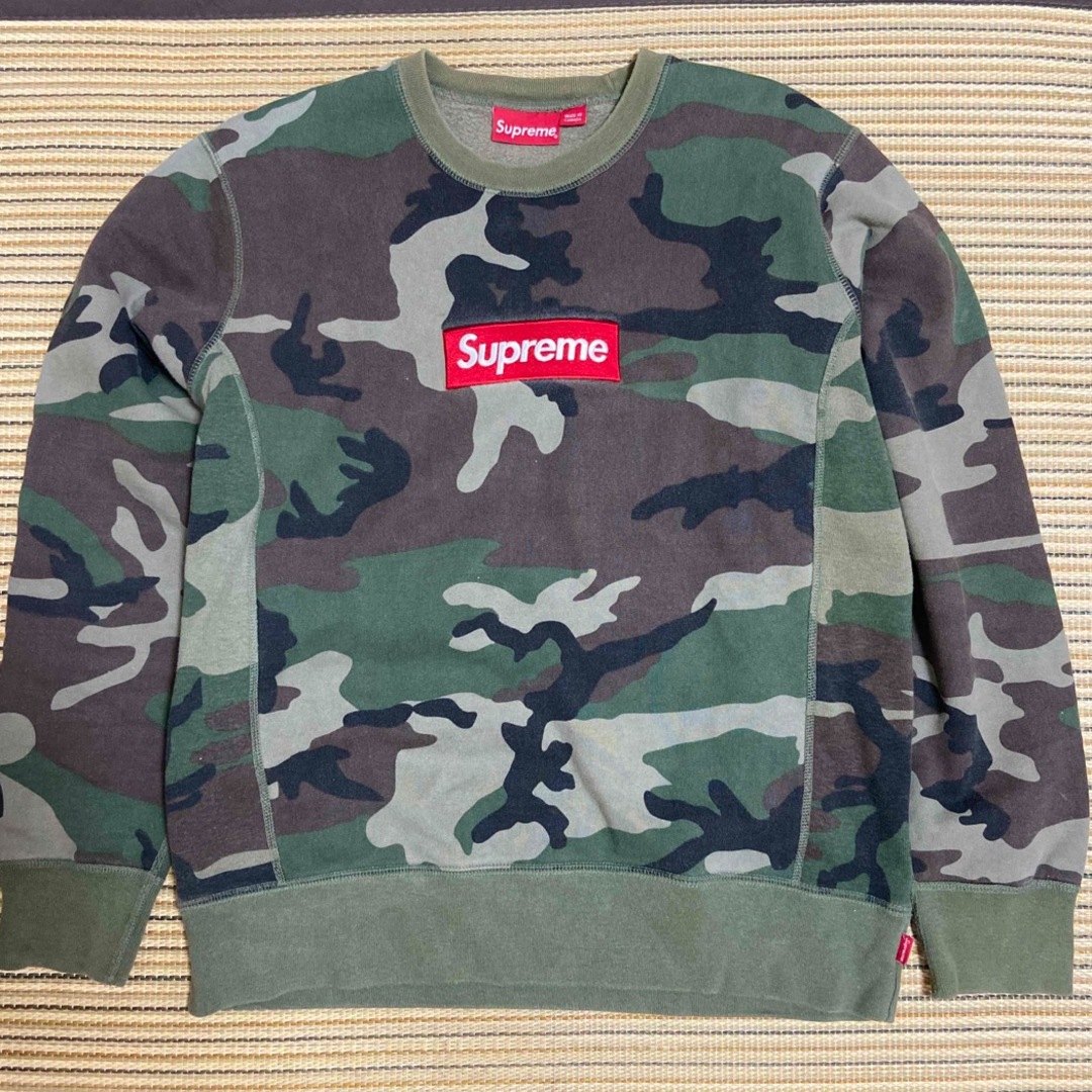 Supreme Box Logo Crewneck  迷彩メンズ