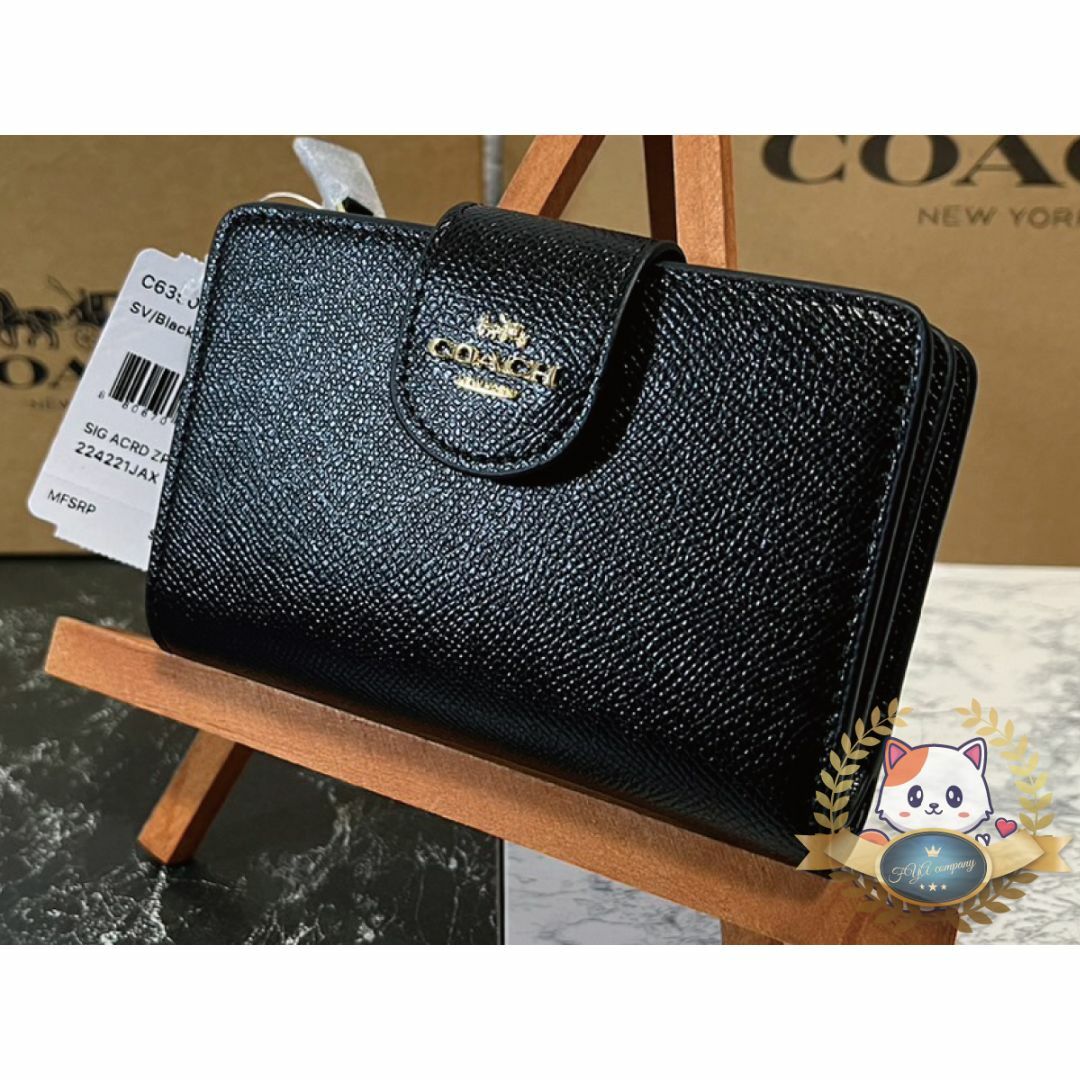 COACH(コーチ)のCOACH 折財布  小銭入れ カード入れ  二つ折り L字　おまけ付き レディースのファッション小物(財布)の商品写真