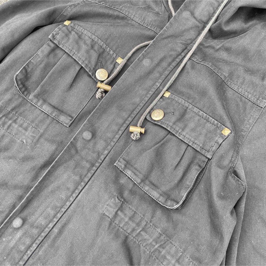 【90s アーカイブ】m51 m65 スタッズモッズコートサンプリングy2k メンズのジャケット/アウター(モッズコート)の商品写真