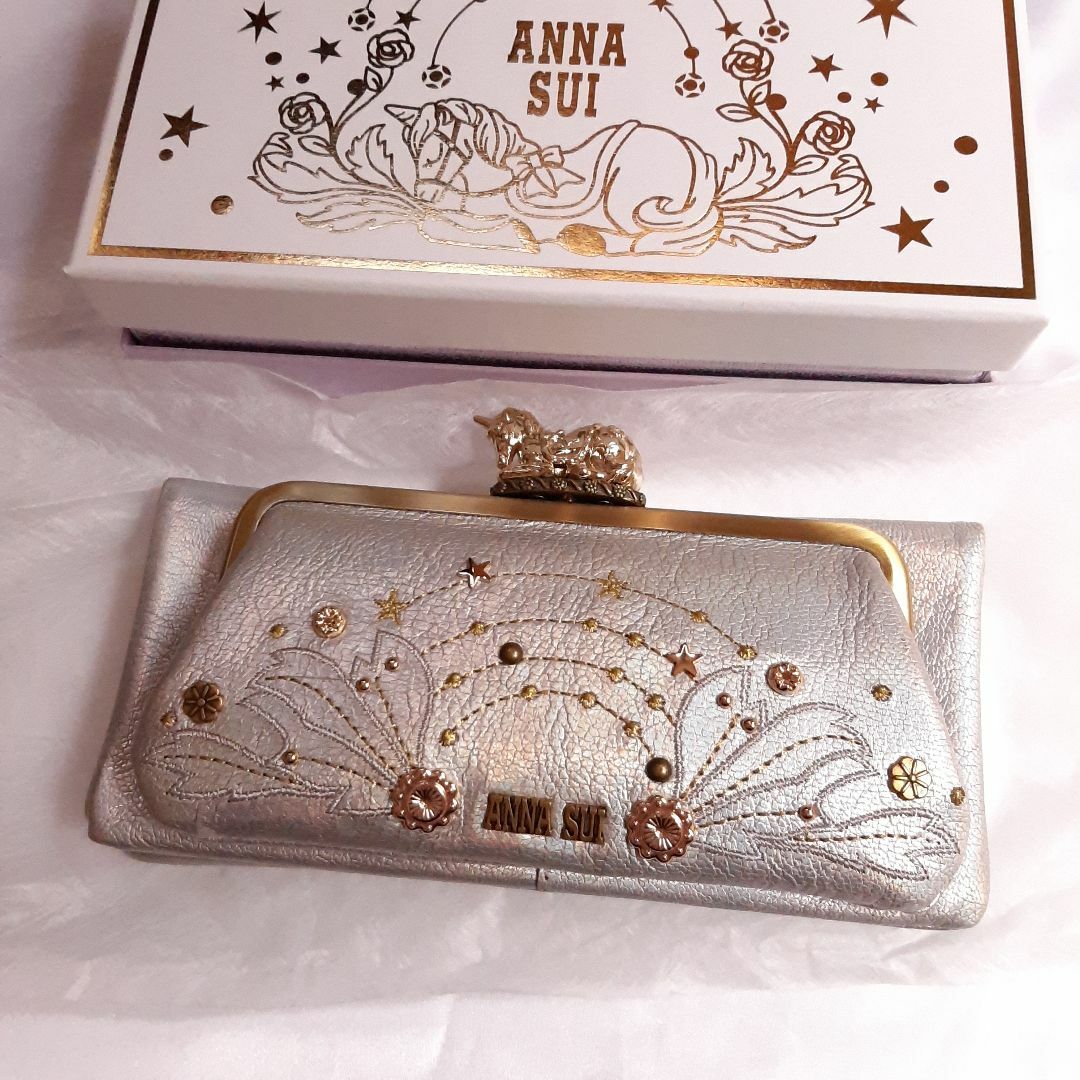 アナスイ ガマ口 長財布 ANNA SUI ファンタジア sv ユニコーン 新品