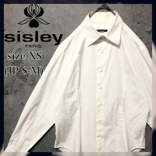 シスレー(Sisley)の【sisley】XSsize ドレスシャツ 長袖 無地 US古着 シスレー(シャツ)