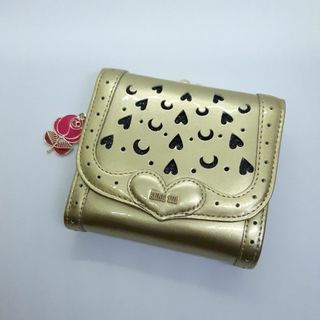 アナスイ(ANNA SUI)のアナスイ がま口 折り 財布 ハートリー ゴールド ANNA SUI 新品(財布)