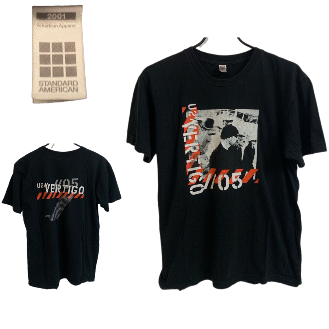 American Apparel - U2 ユーツー 2005s USA製 VARTIGO ツアーTシャツ