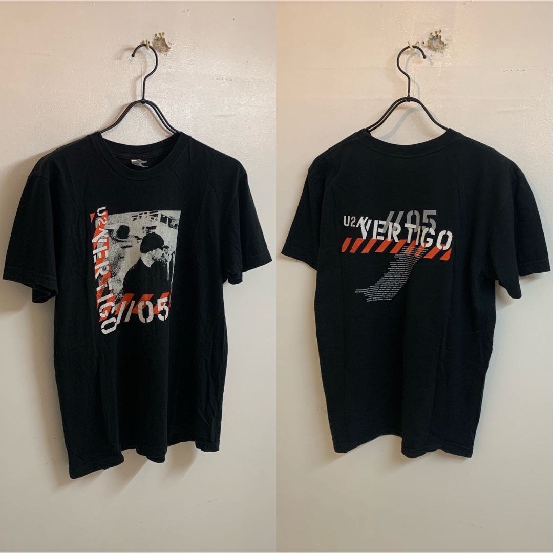 U2 ユーツー 2005s USA製 VARTIGO ツアーTシャツ BLACK