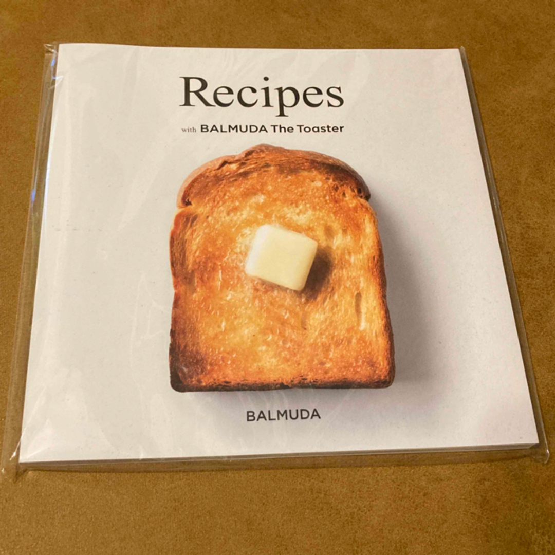 BALMUDA(バルミューダ)の【新品】Recipes with BALMUDA The Toaster エンタメ/ホビーの本(料理/グルメ)の商品写真