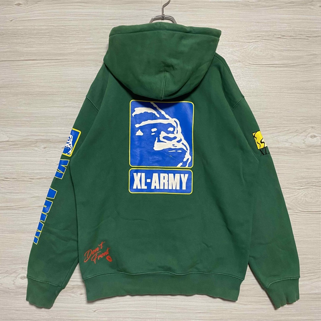 XLARGE - 【人気デザイン】X-LARGE XL-ARMY HOODED SWEATの通販 by
