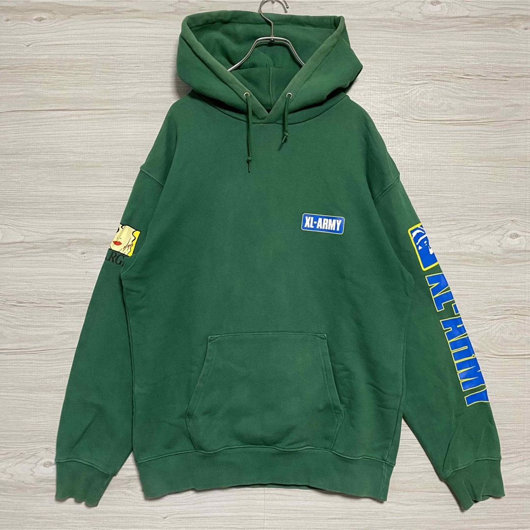 XLARGE - 【人気デザイン】X-LARGE XL-ARMY HOODED SWEATの通販 by