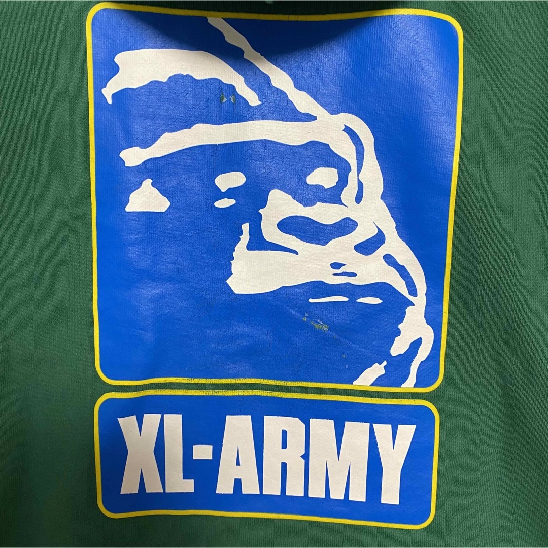 XLARGE - 【人気デザイン】X-LARGE XL-ARMY HOODED SWEATの通販 by