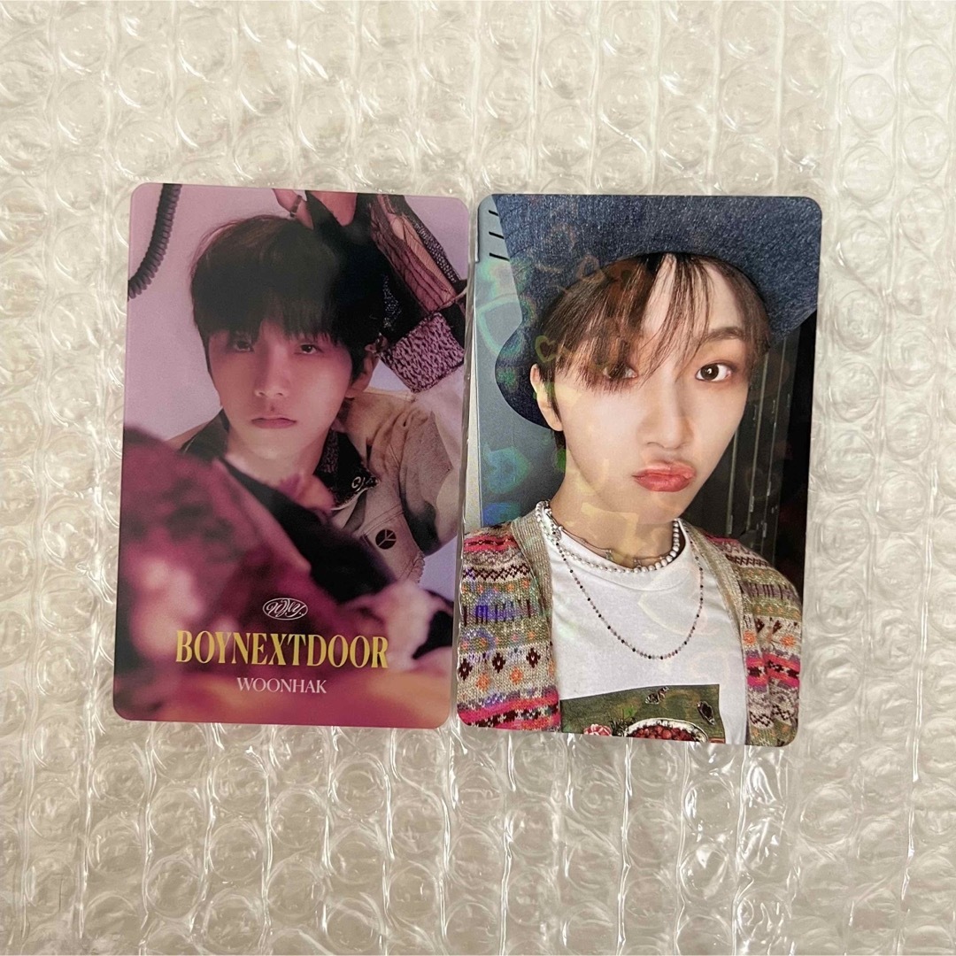 BOYNEXTDOOR WHY weverse 特典 トレカ ウナク セットの通販 by m|ラクマ