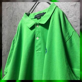 ユーエスポロアッスン(U.S. POLO ASSN.)の【U.S. POLO ASSN】2XL ポロシャツ ワンポイント US古着 緑(ポロシャツ)