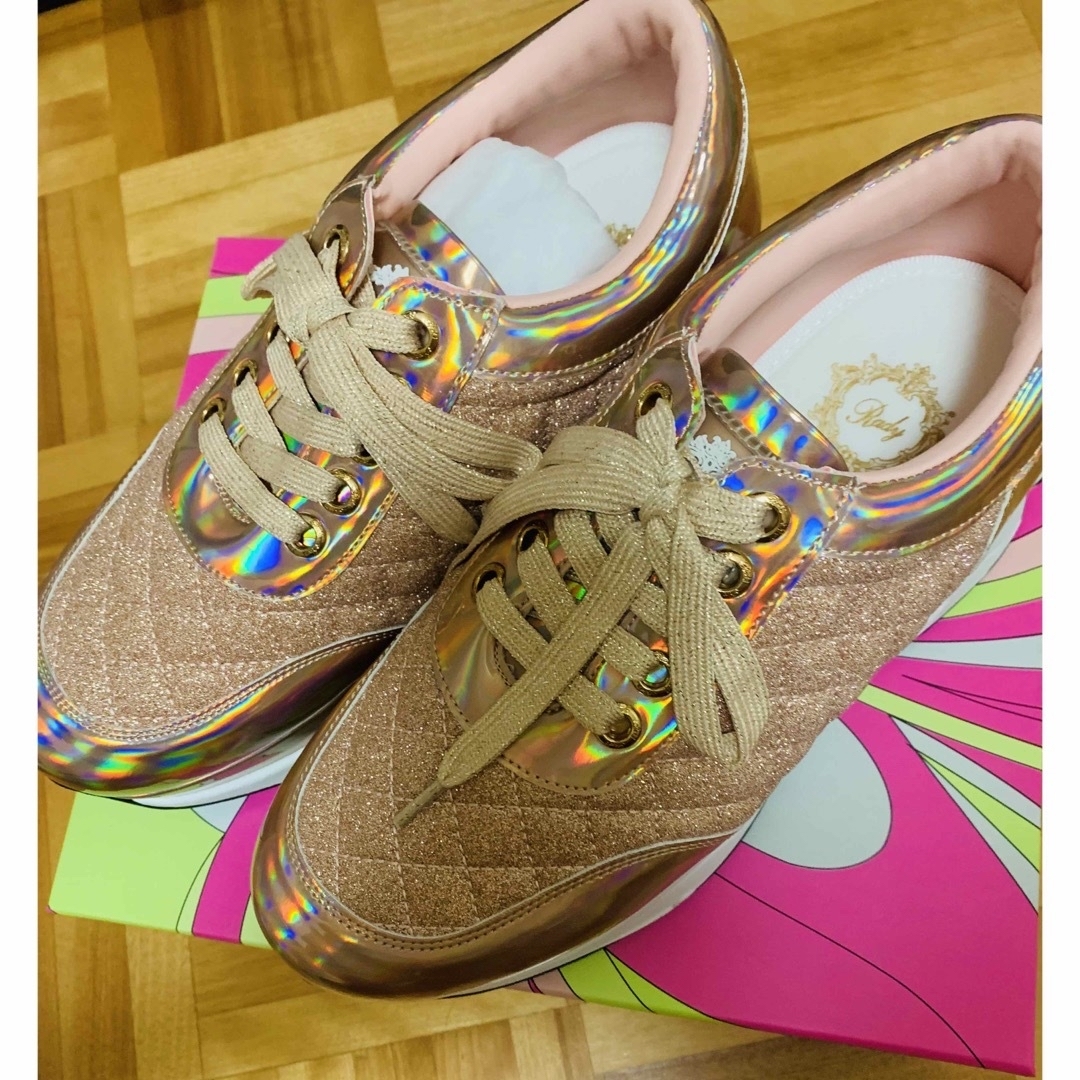 新品 Rady グリッター 厚底スニーカー Rady 厚底スニーカー
