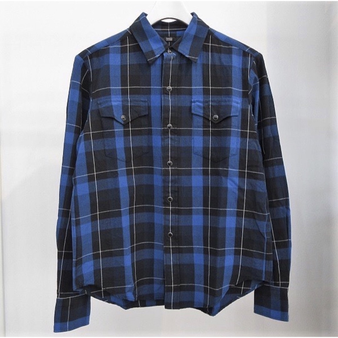 Rags McGREGOR OG CHECK SHIRT 青 野口強 キムタク着 www.withmandy.com