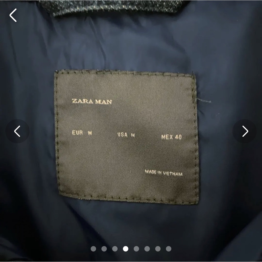 ZARA(ザラ)のZARA デニムジャケット　中綿ジャンパー　アウター  ザラ メンズのジャケット/アウター(Gジャン/デニムジャケット)の商品写真