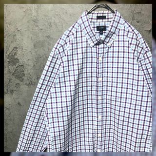 ジェイクルー(J.Crew)の【J.CREW】Msize チェックBDシャツ 長袖 ドレスカジュアル US古着(シャツ)