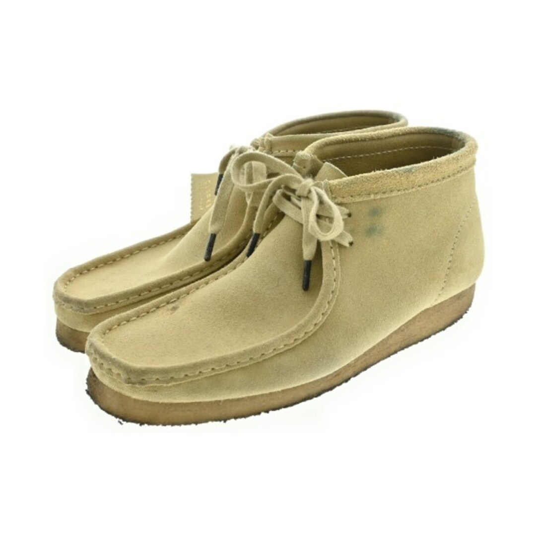 clarks クラークス ブーツ 8(26.5cm位) ベージュ系