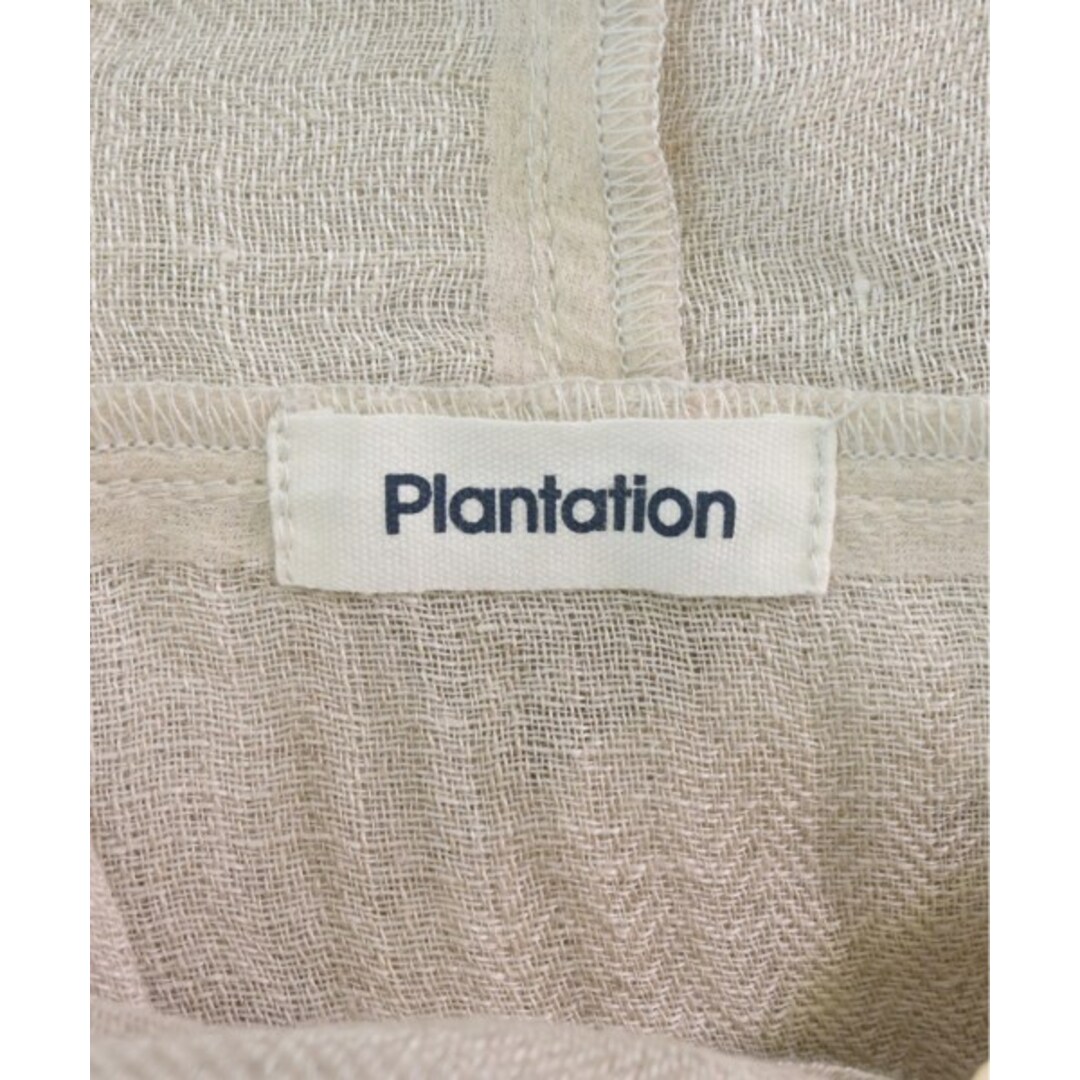 plantation プランテーション ブラウス M ベージュ 2