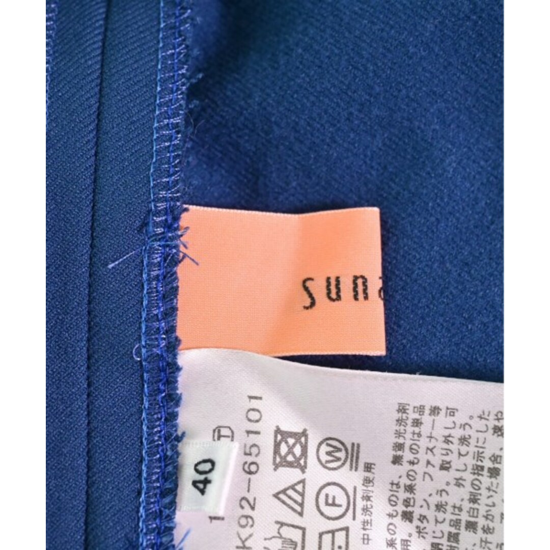 SunaUna(スーナウーナ)のSunaUna スーナウーナ スラックス 40(M位) 青 【古着】【中古】 レディースのパンツ(その他)の商品写真