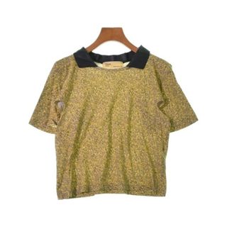 トーガ(TOGA)のTOGA トーガ Tシャツ・カットソー 1(S位) 黄x黒等(総柄) 【古着】【中古】(カットソー(半袖/袖なし))