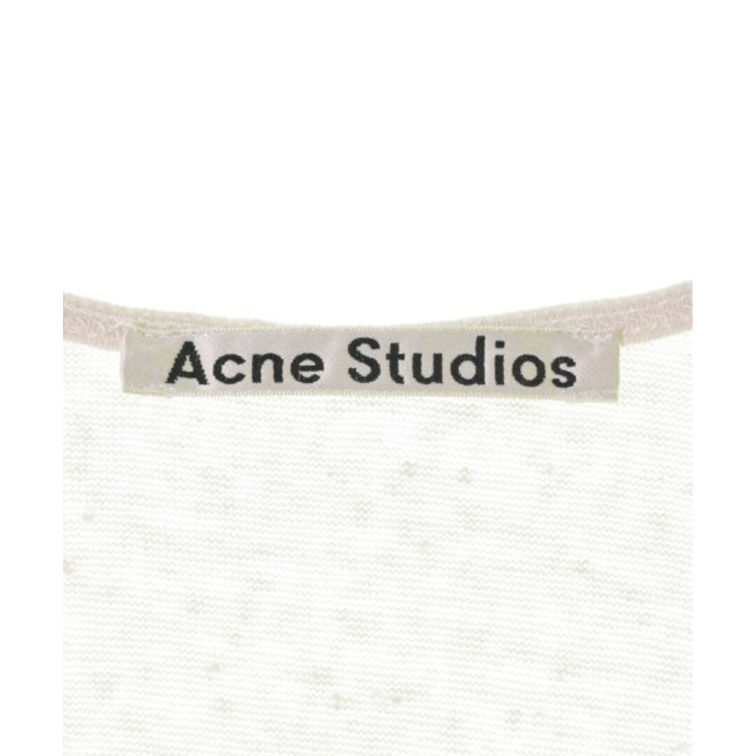 Acne Studios(アクネストゥディオズ)のAcne Studios Tシャツ・カットソー S ベージュ 【古着】【中古】 レディースのトップス(カットソー(半袖/袖なし))の商品写真