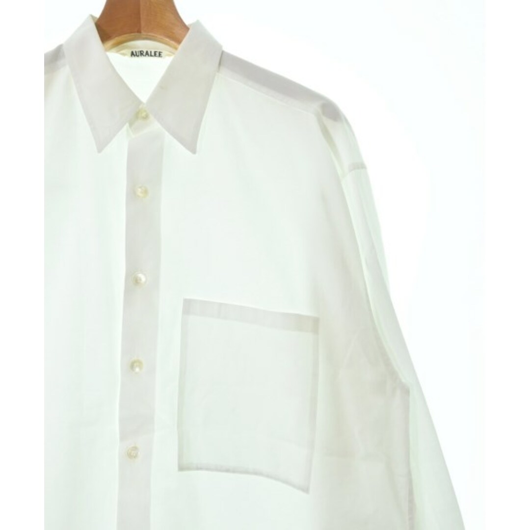 AURALEE オーラリー カジュアルシャツ 4(M位) 白 3