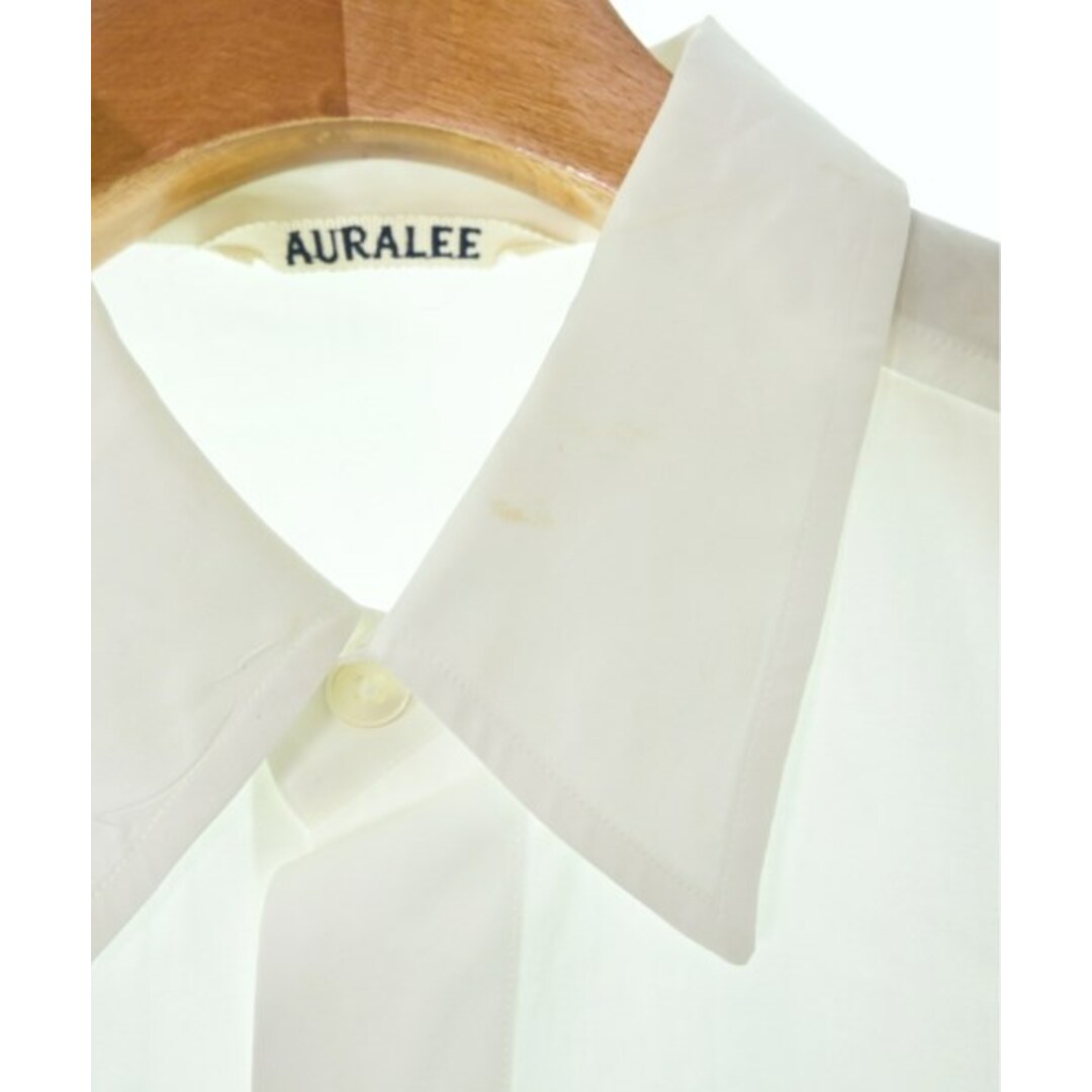 AURALEE オーラリー カジュアルシャツ 4(M位) 白 5