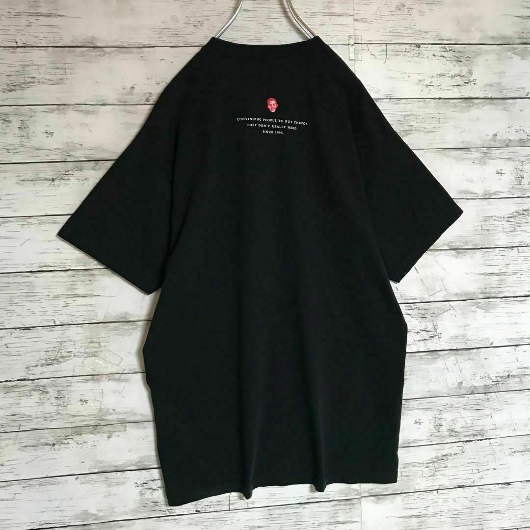 Champion(チャンピオン)の【人気Ｌサイズ】チャンピオン　裏表プリントTシャツ　美品　肉厚　黒　E577 メンズのトップス(Tシャツ/カットソー(半袖/袖なし))の商品写真