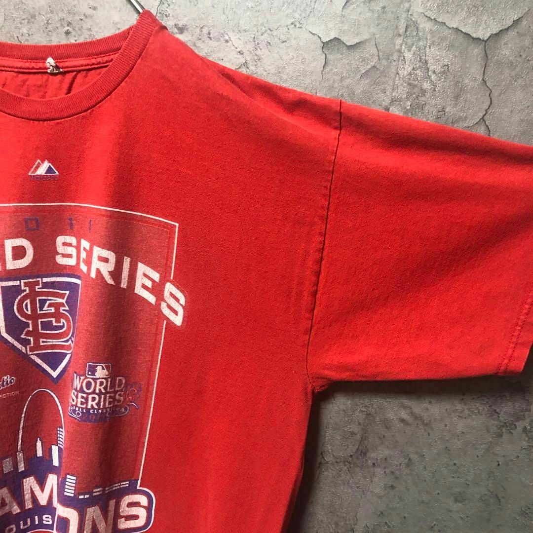 Majestic - 【Majestic】チームプリントTシャツ US古着 MLB カージナル