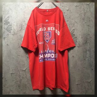 マジェスティック(Majestic)の【Majestic】チームプリントTシャツ US古着 MLB カージナルズ(Tシャツ/カットソー(半袖/袖なし))