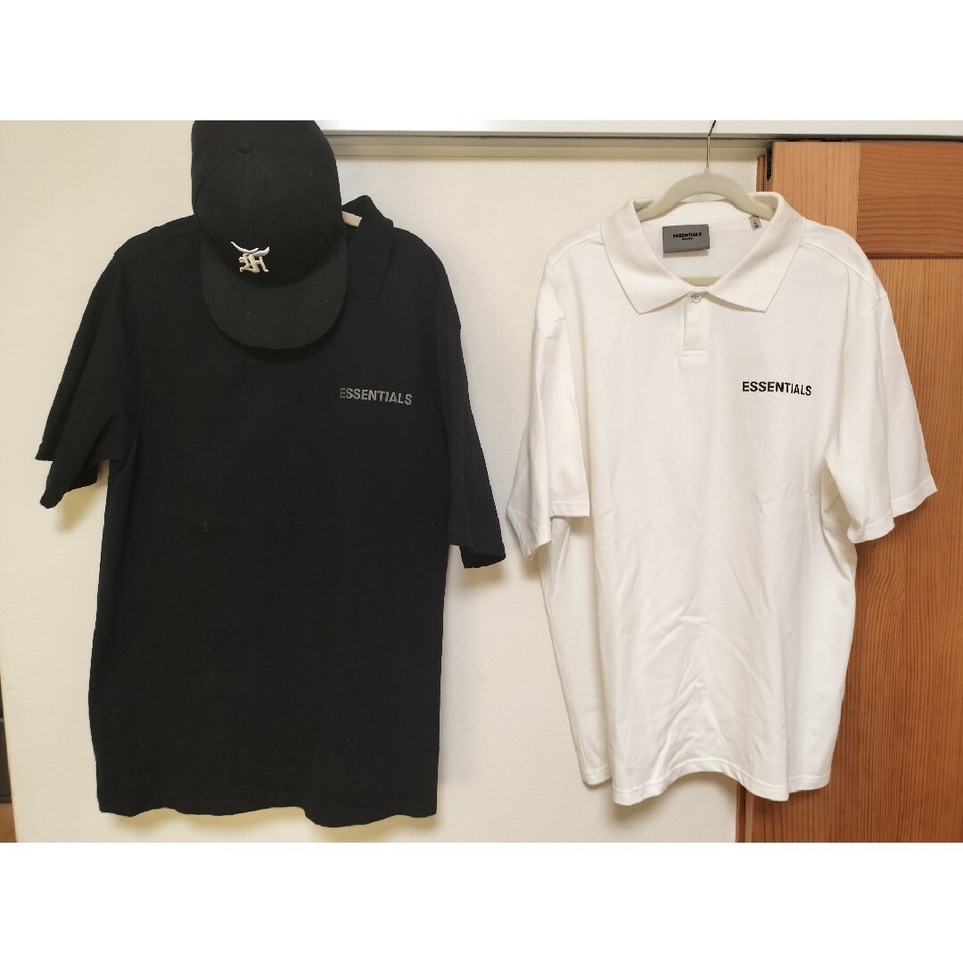 Essentials Tシャツ ブラック ポロシャツ  エッセンシャルズ