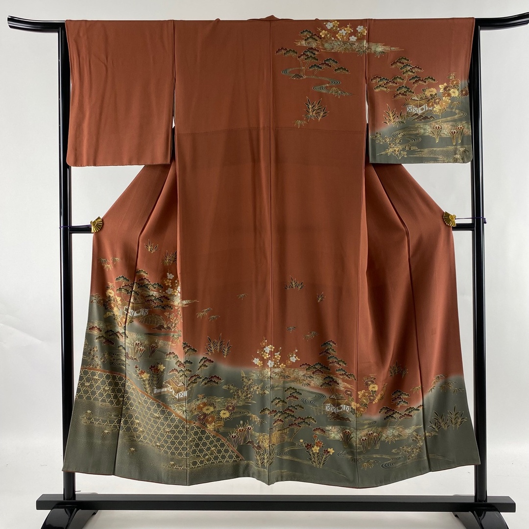 訪問着 身丈150cm 裄丈64cm 正絹 美品 秀品