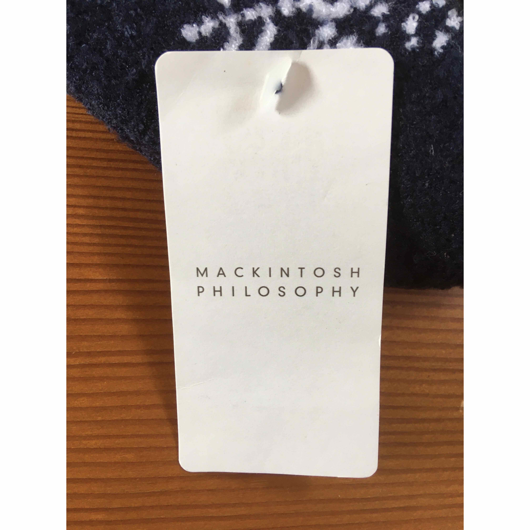 MACKINTOSH PHILOSOPHY(マッキントッシュフィロソフィー)のマッキントッシュ・フィロソフィー  あったかルームソックス  ネイビー レディースのレッグウェア(ソックス)の商品写真