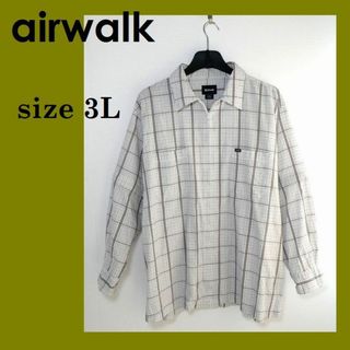 エアウォーク(AIRWALK)のエアウォーク ジップアップ ２WAY チェック シャツ メンズ ３L(シャツ)