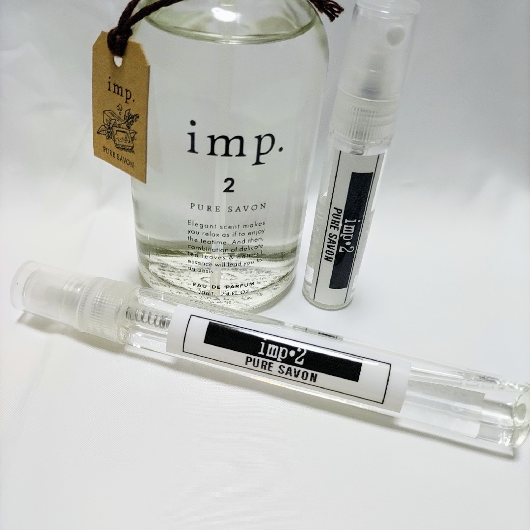 imp(インプ)のインプ ピュアサボン オードパルファム お試し3ml コスメ/美容の香水(ユニセックス)の商品写真