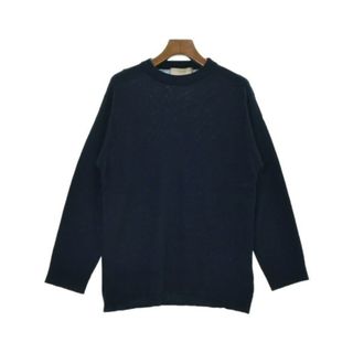 メゾンフラネウール(MAISON FLANEUR)のMAISON FLANEUR ニット・セーター 48(XXL位) 紺 【古着】【中古】(ニット/セーター)