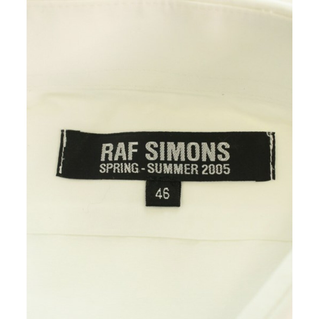 RAF SIMONS ラフシモンズ ドレスシャツ 46(M位) 白