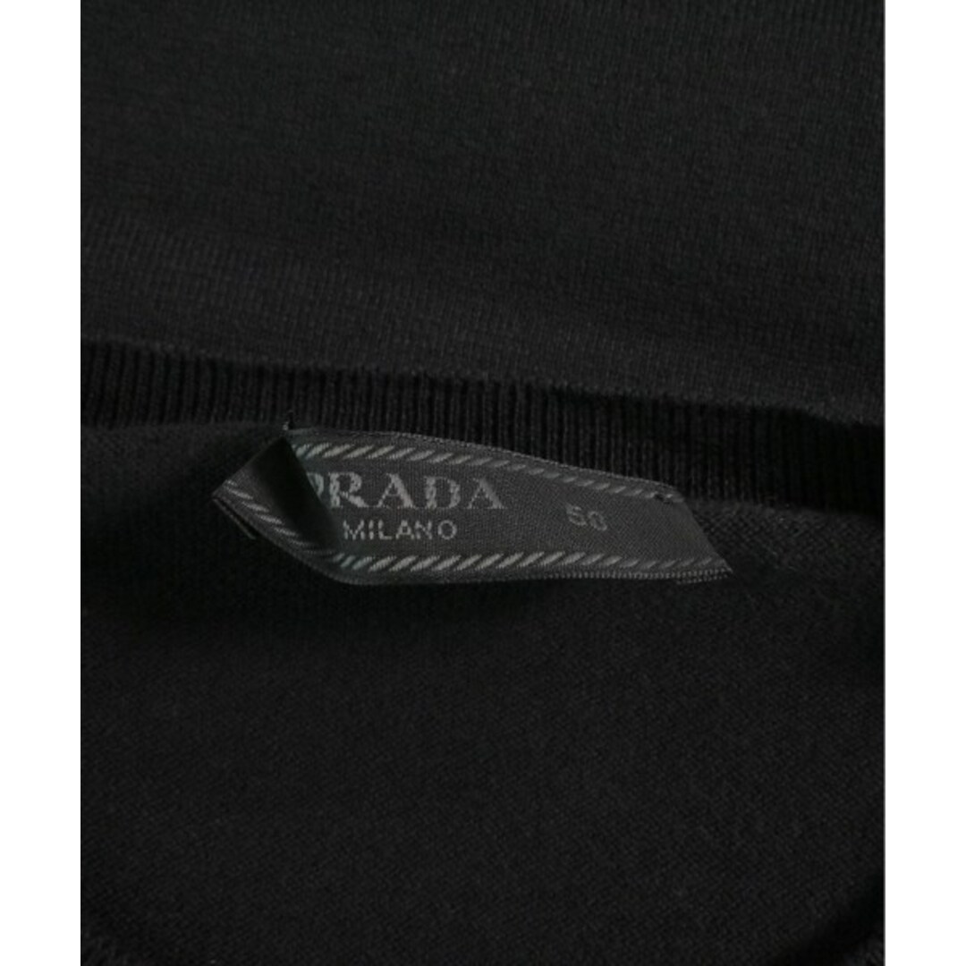 PRADA - PRADA プラダ ニット・セーター 50(XL位) 黒 【古着】【中古